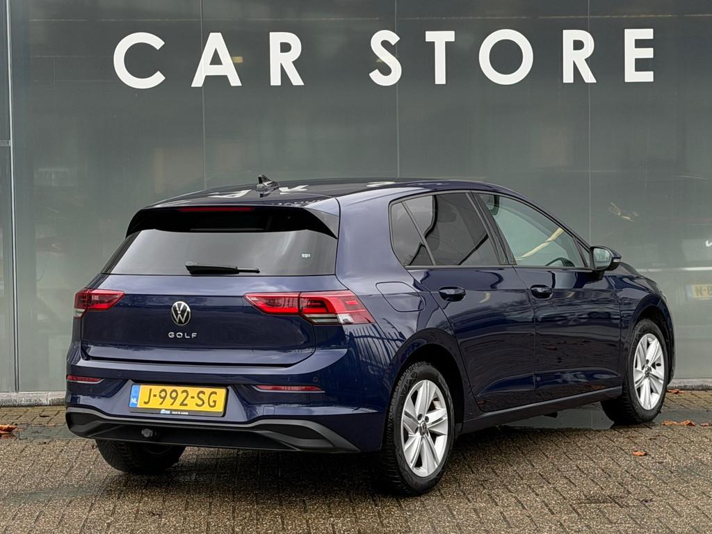 Volkswagen Golf 1.5 TSI Navi Cruise Clima Trekhaak, Stof, Euro 6, 4 cilinders, Blauw