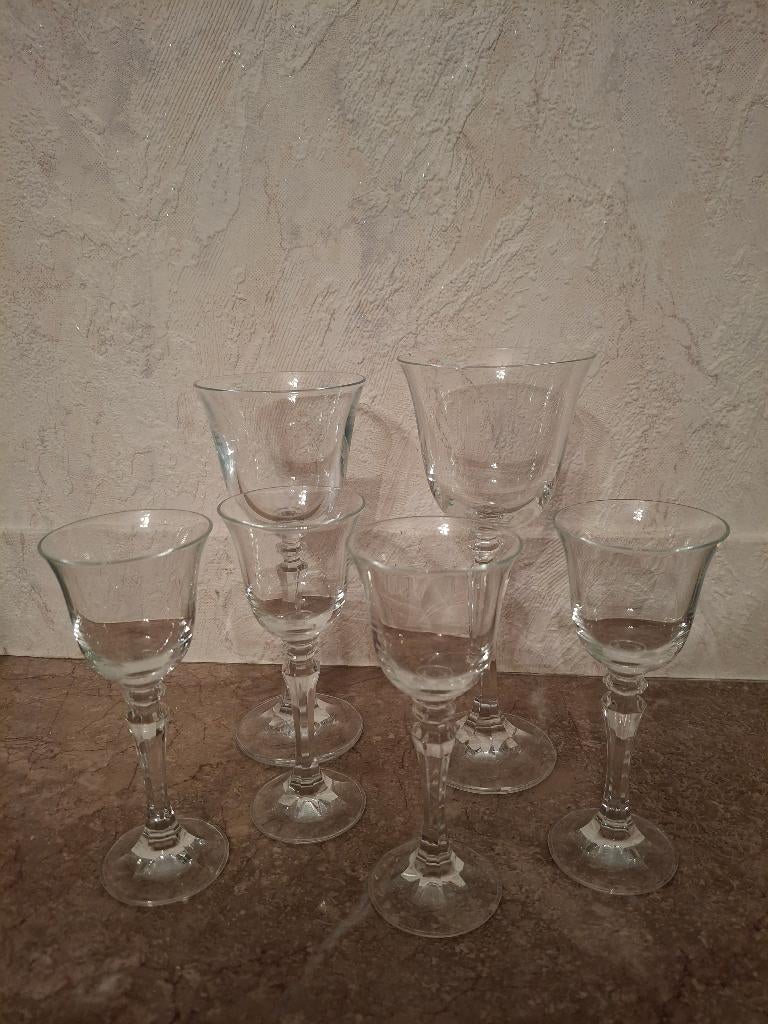 6 hele mooie vintage Schott Zwiesel glaasjes, Verzamelen, Glas en Borrelglaasjes, Ophalen of Verzenden, Zo goed als nieuw, Overige typen