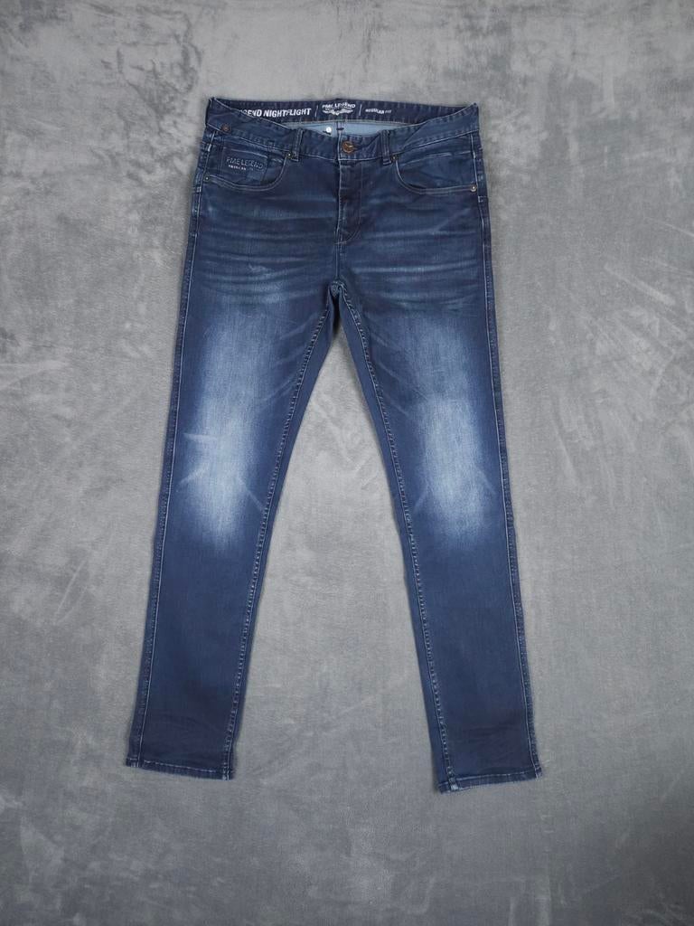 Pme Legend Broek Nightflight W33 L34 Regular Fit Blauw Jean., Blauw, ., Ophalen of Verzenden, Zo goed als nieuw