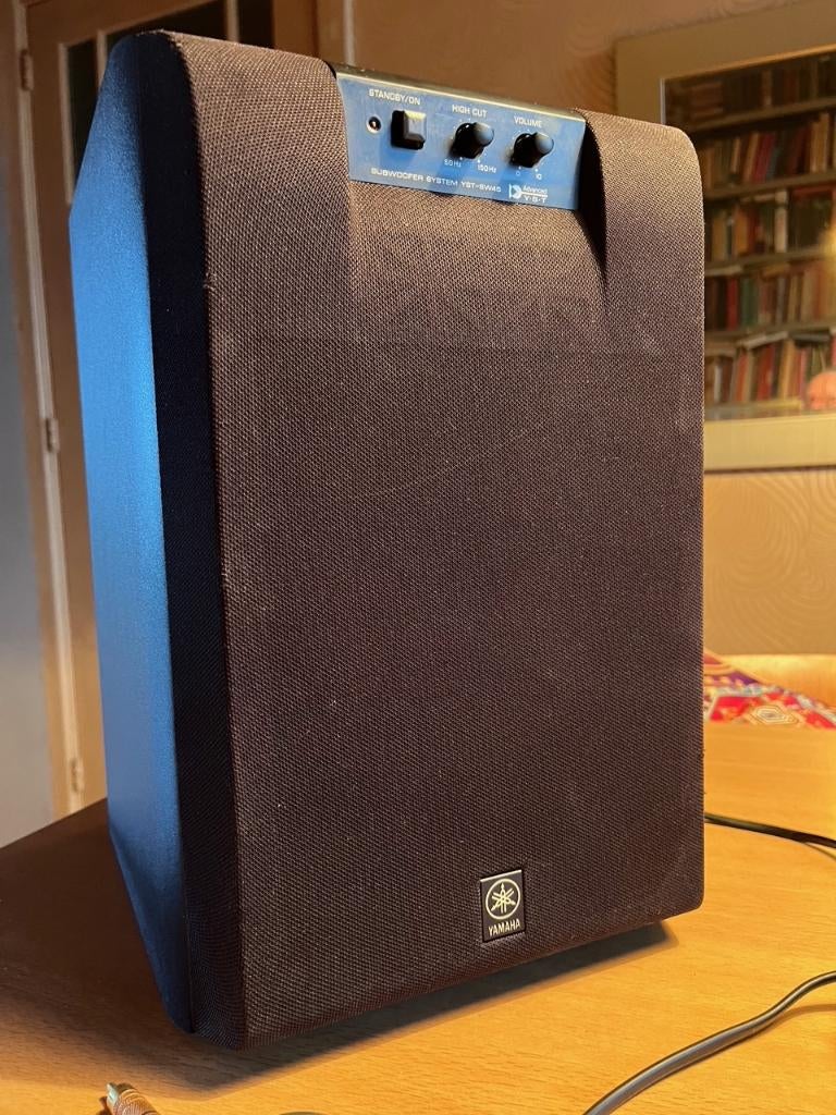 Yamaha YST-SW45 subwoofer, incl. 5m subwooferkabel, Gebruikt, Subwoofer, 60 tot 120 watt, Ophalen