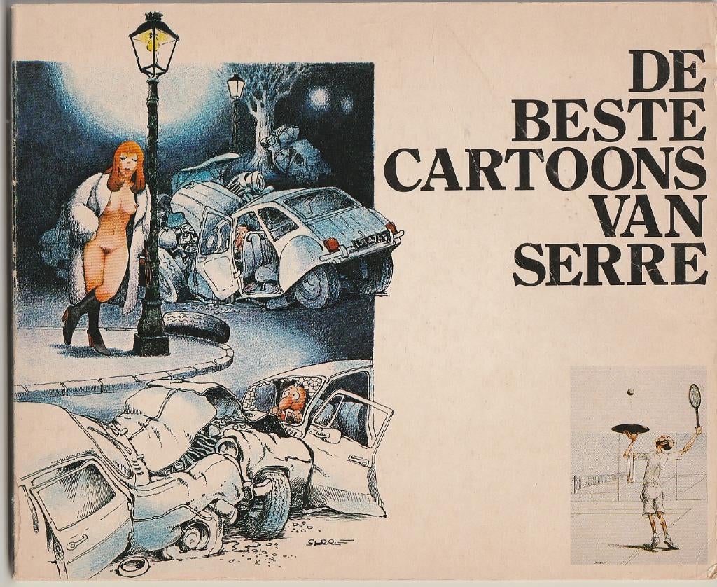 SERRE De beste cartoons van Serre Mondria 1982, Gelezen, Eén stripboek, Serre, Ophalen of Verzenden