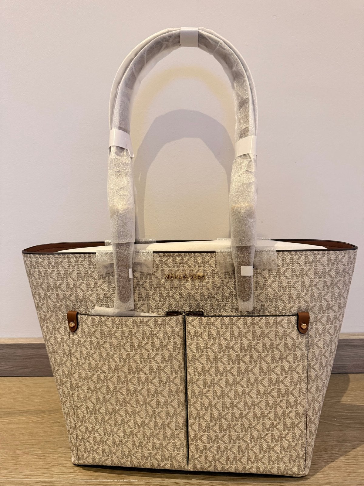 Nieuwe Michael Kors Shopper Tas, Ophalen, Nieuw, Beige, Shopper