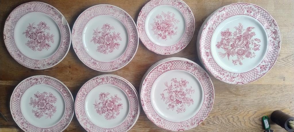 Mason's Pink Stratford Borden Servies - Diverse Borden, Ophalen of Verzenden