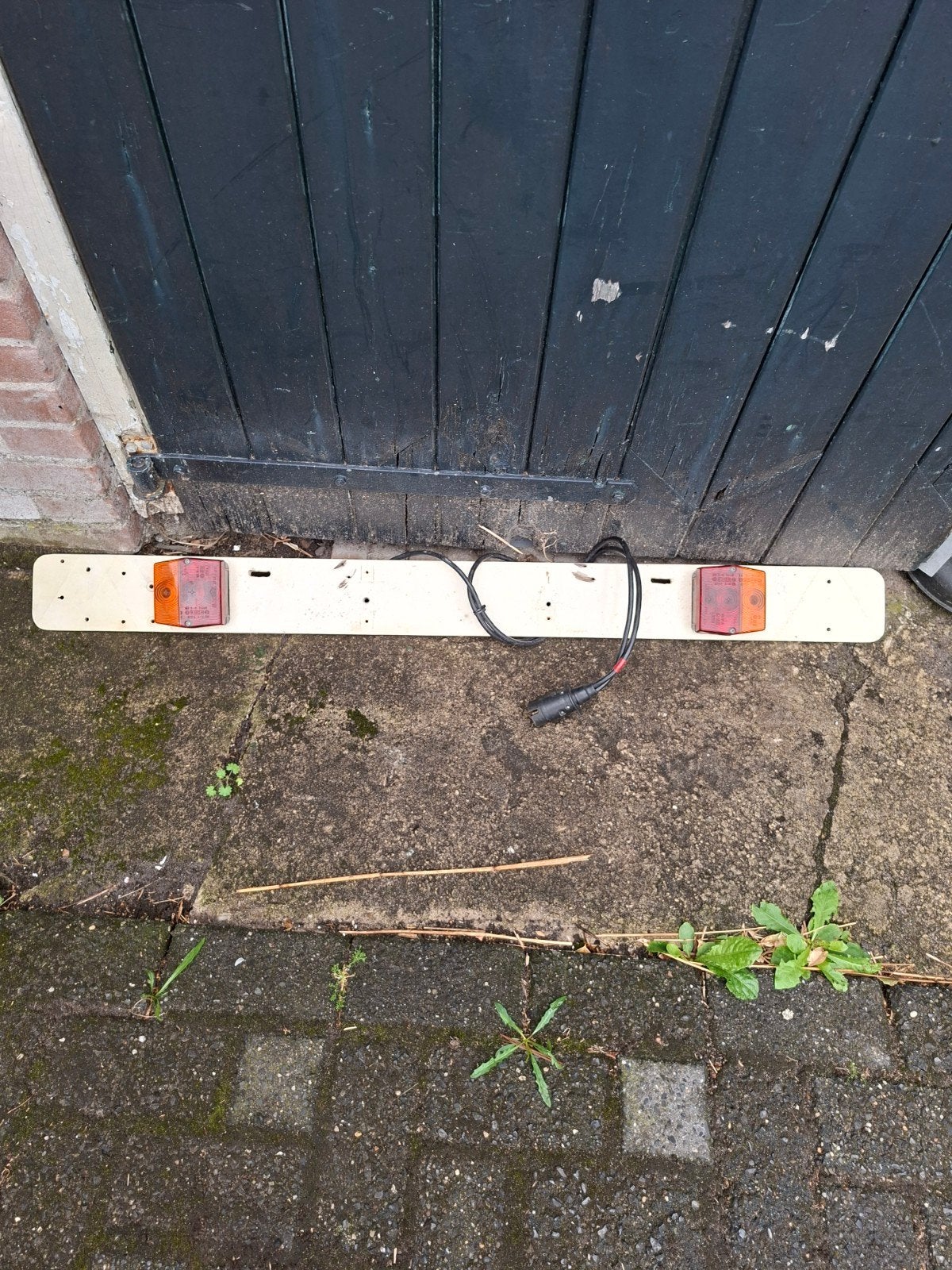 Simpele verlichtingsbalk, Ophalen, Gebruikt