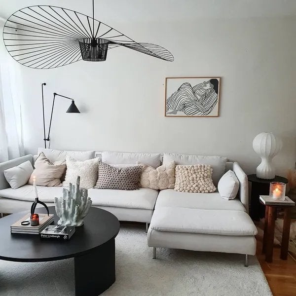 Petit Friture Vertigo lamp zwart 140cm - Design hanglamp, Zo goed als nieuw, Metaal, Modern, E27 (groot)