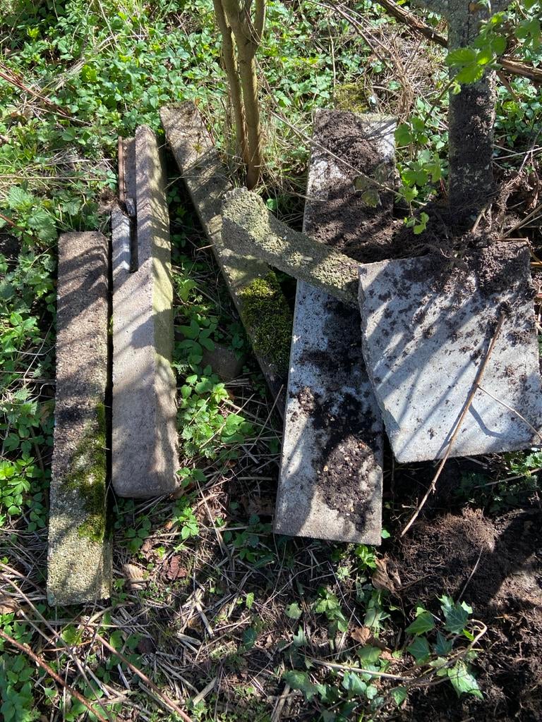 Betonnen palen, Tuin en Terras, Palen, Balken en Planken, Ophalen, Gebruikt, Minder dan 180 cm, Palen
