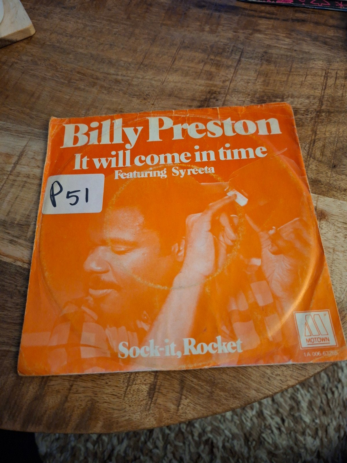 Billy preston  / it will come in time, Ophalen of Verzenden, Zo goed als nieuw, Pop