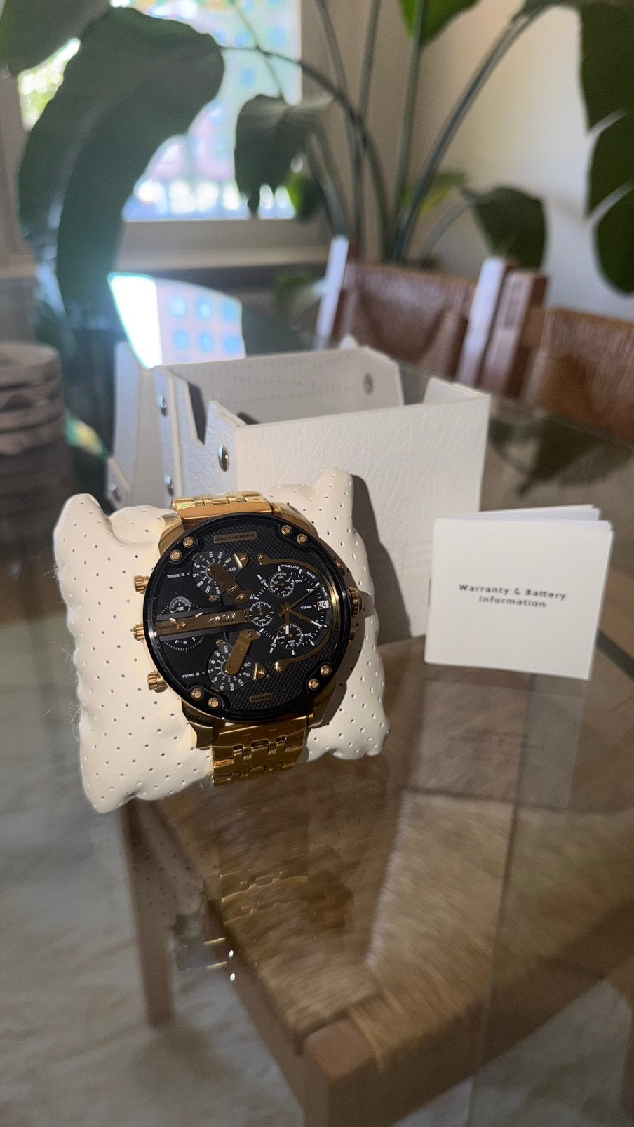 Diesel Horloge, Ophalen, Zo goed als nieuw, Staal, Overige merken