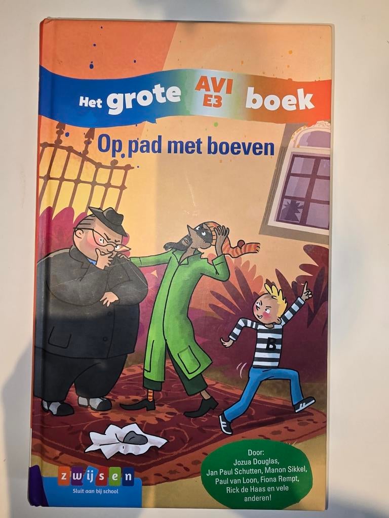 Het Grote AVI E3 Boek: Op pad met boeven, Ophalen of Verzenden, Zo goed als nieuw, Jozua Douglas, Jan Paul Schutten, Manon Sikkel e.a.