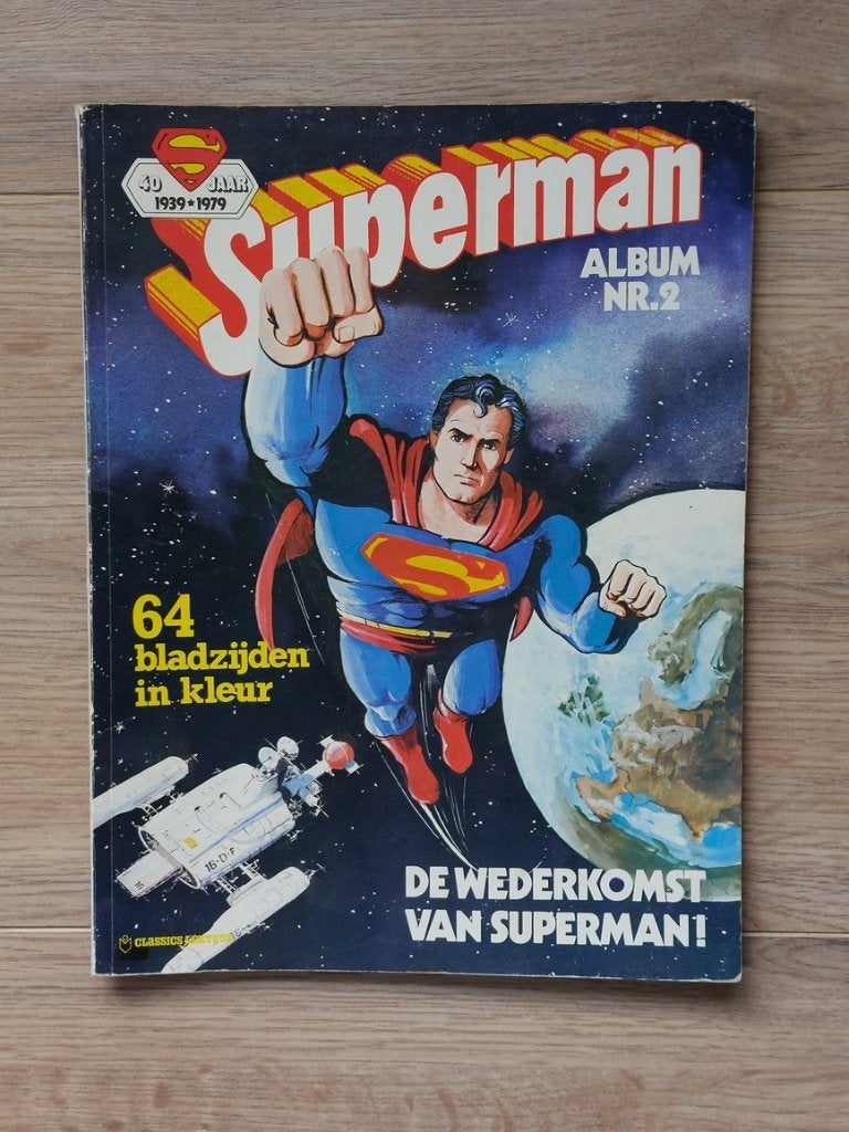 Superman - Album nr 2, Eén stripboek, Ophalen of Verzenden, Gelezen