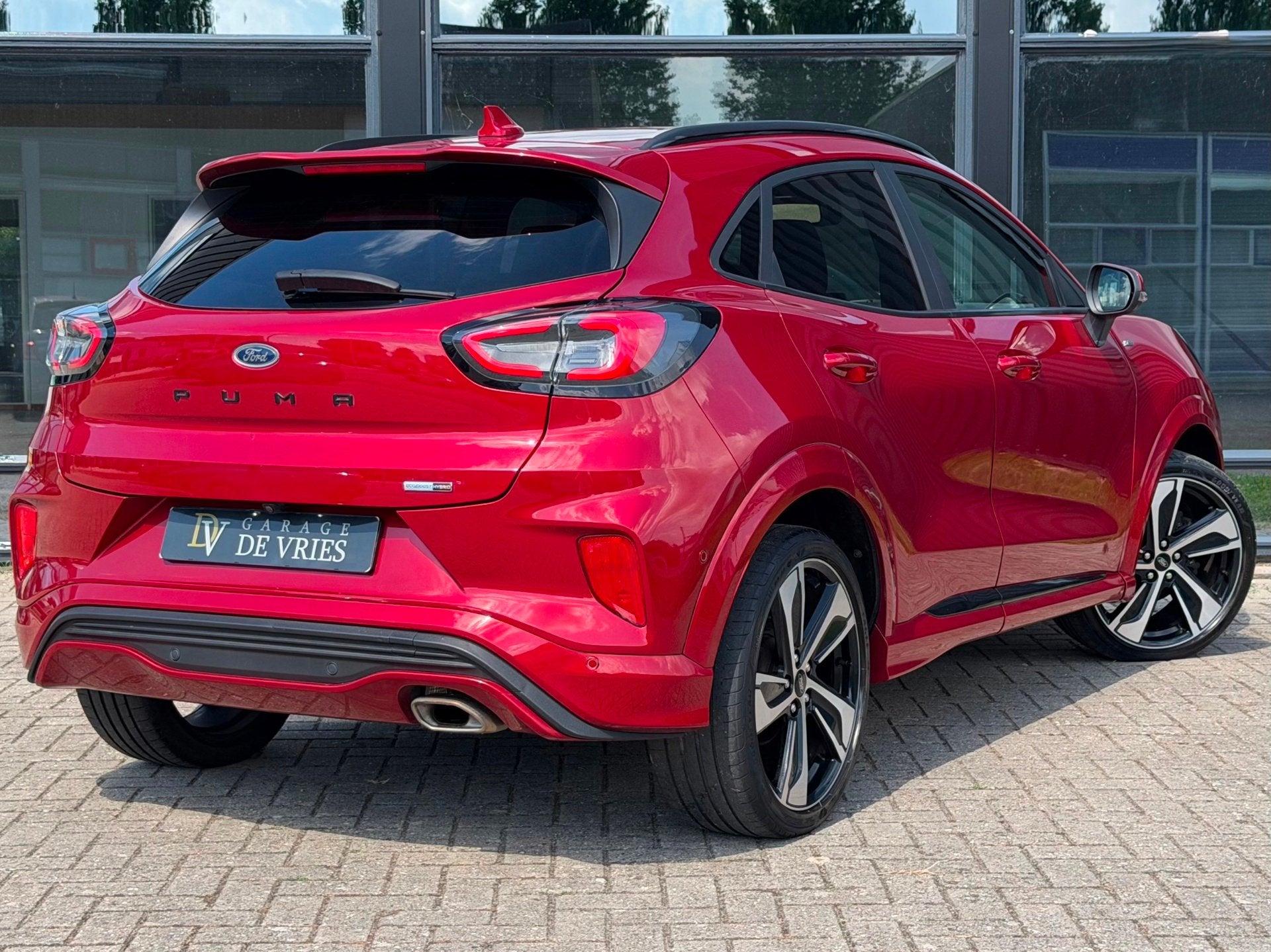 Ford Puma 1.0 EcoBoost Hybrid ST-Line X 155pk ACC B&O Full O, Voorwielaandrijving, Zwart, Leder en Stof, 23 km/l