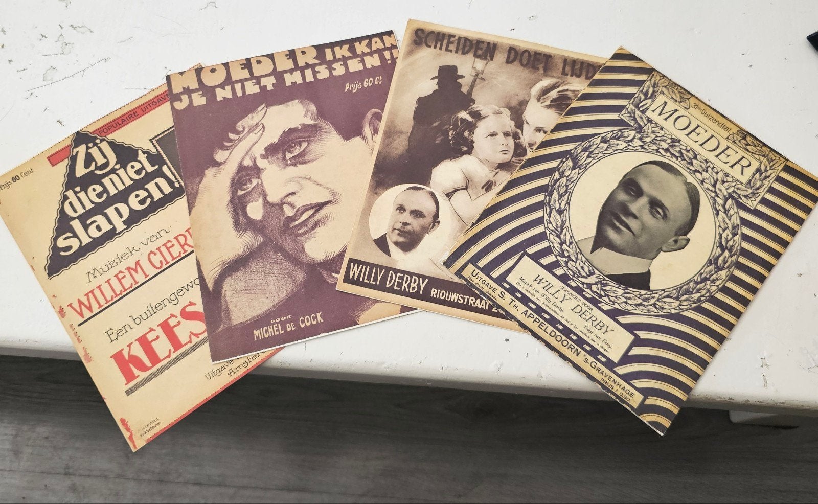 Bladmuziek collectie - 4 stuks, Muziek en Instrumenten, Bladmuziek, Ophalen of Verzenden