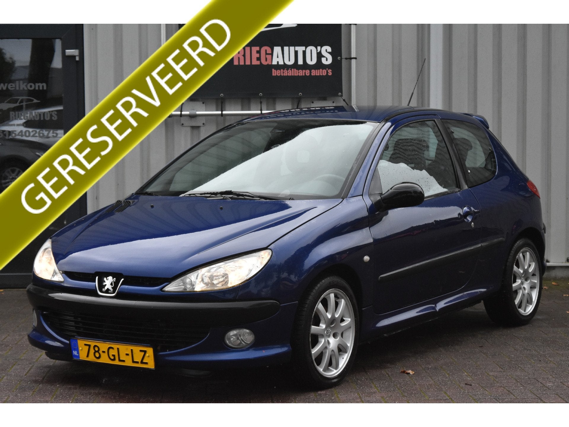 Peugeot 206 206 GTI 2.0-16V – 2001 | Ideale Tracktool / Ri, 136 pk, Blauw, Origineel Nederlands, Bedrijf