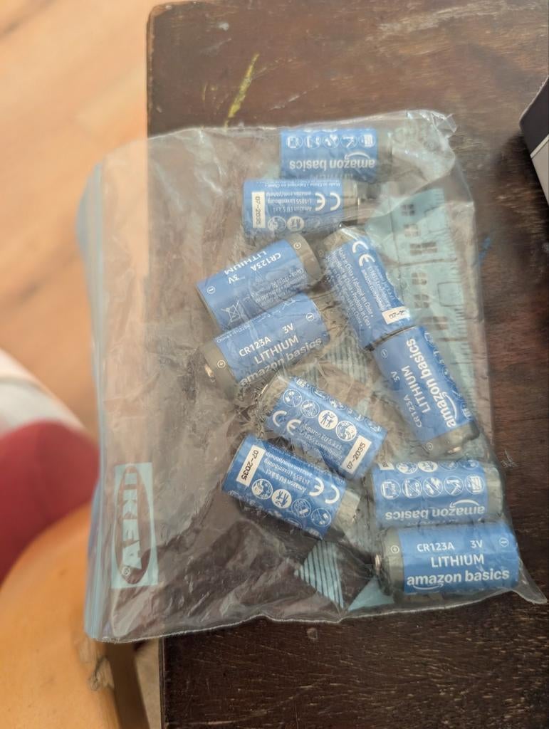 CR123A Lithium Batterijen (10 stuks), Ophalen of Verzenden, Nieuw
