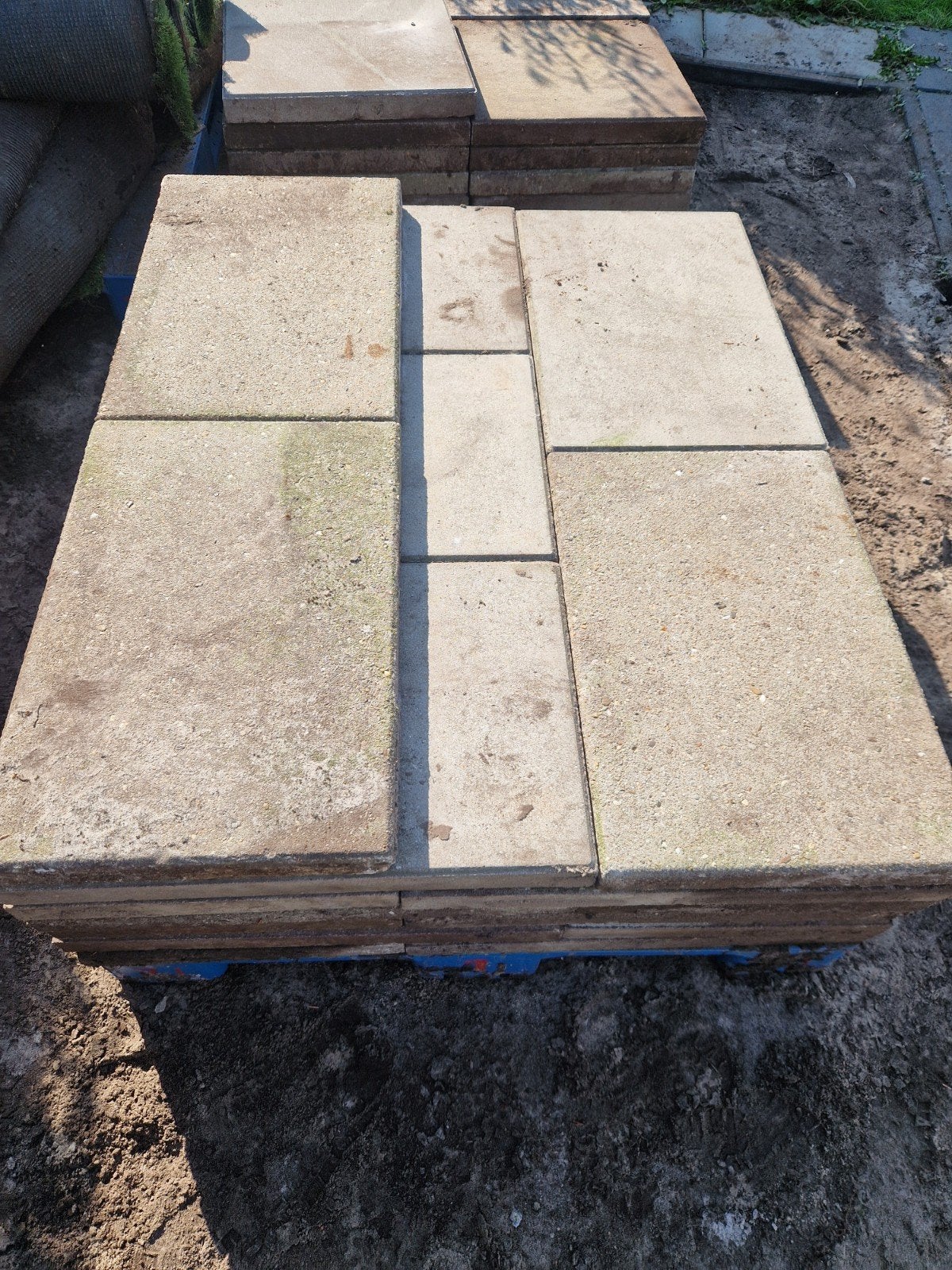 60x40 straattegels betontegels in voorthuizen, Tuin en Terras, Ophalen, Gebruikt, Overige materialen
