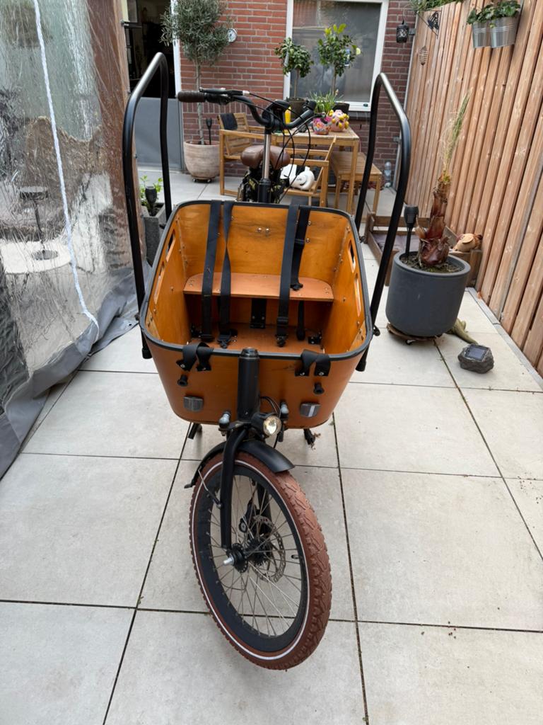 Elektrische bakfiets Qivelo Cargo 2, Fietsen en Brommers, Fietsen | Bakfietsen, 4 kinderen of meer, Gebruikt, Elektrisch, Ophalen