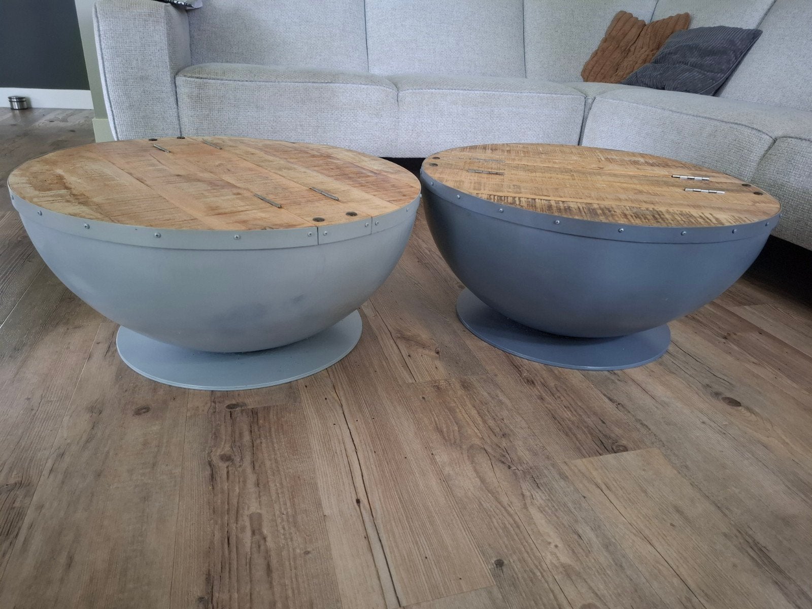 Mooie salontafelset, Ophalen, 50 tot 100 cm, Rond, 50 tot 100 cm