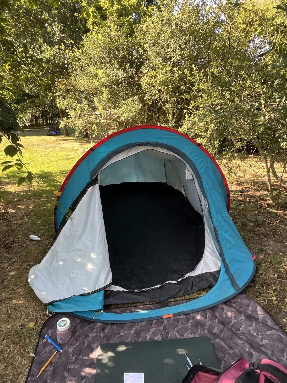Pop Up tent 2 seconds, Ophalen, Zo goed als nieuw, Tot en met 2