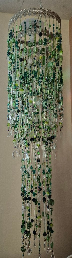 Suncatcher-lamp, Ophalen, Groen, Boho, Nieuw