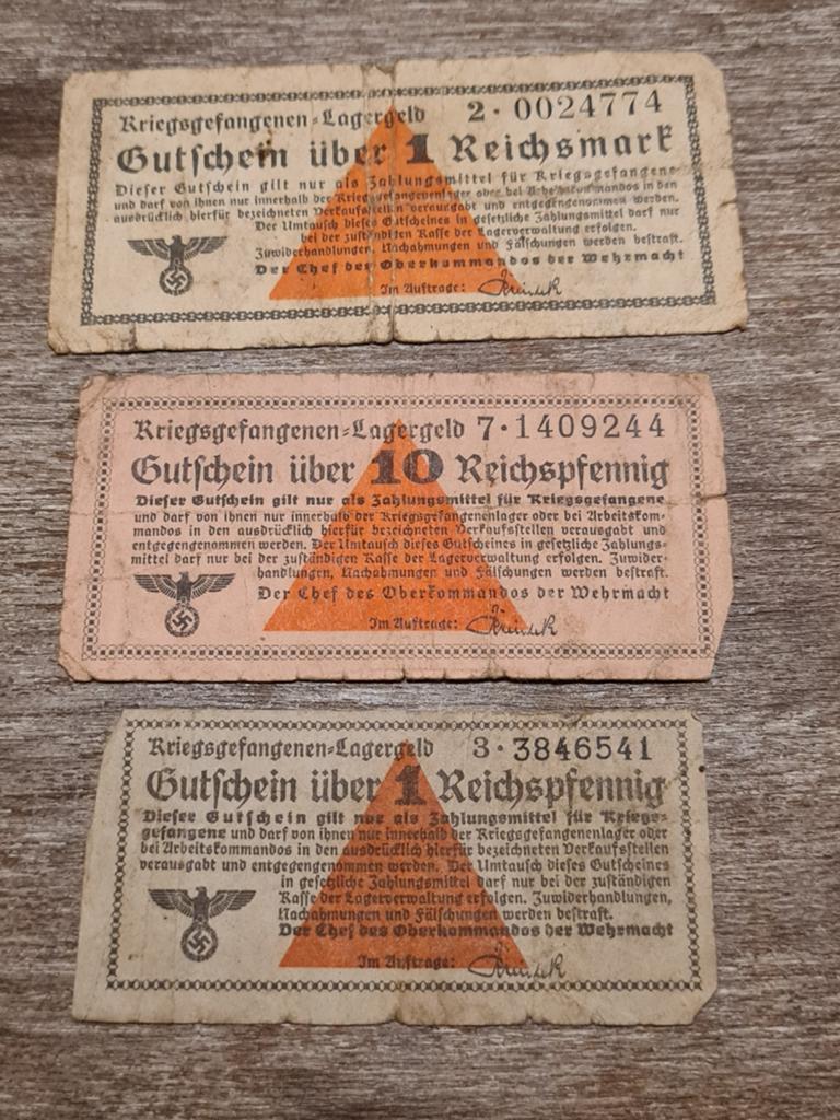 Set biljetten Kriegsgefangenen WO2, Ophalen of Verzenden, Overige soorten, Nederland