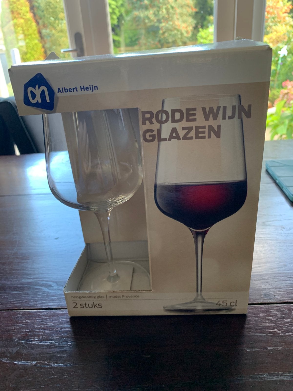 Rode Wijn Glazen AH 2 stuks, Verzamelen, Ophalen of Verzenden, Nieuw, Overige typen