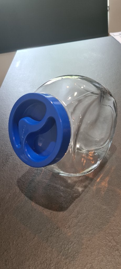 Pasabahce snoep/opberg pot, Antiek en Kunst, Antiek | Glas en Kristal, Ophalen of Verzenden
