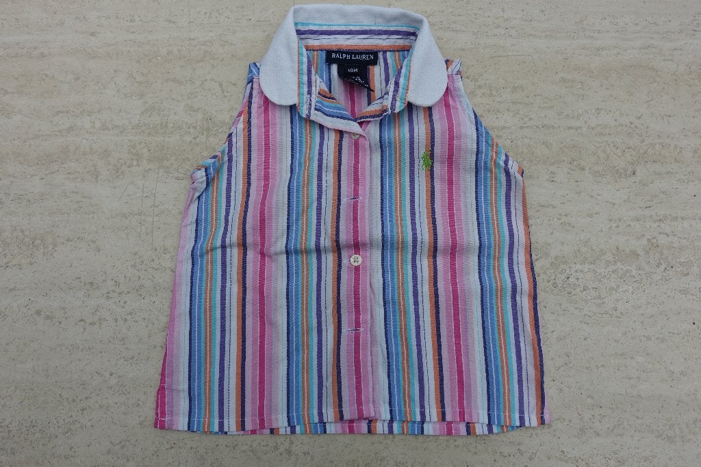 Ralph Lauren blouse.   18  maanden, Meisje, Ophalen of Verzenden, Zo goed als nieuw, Overhemdje of Bloesje