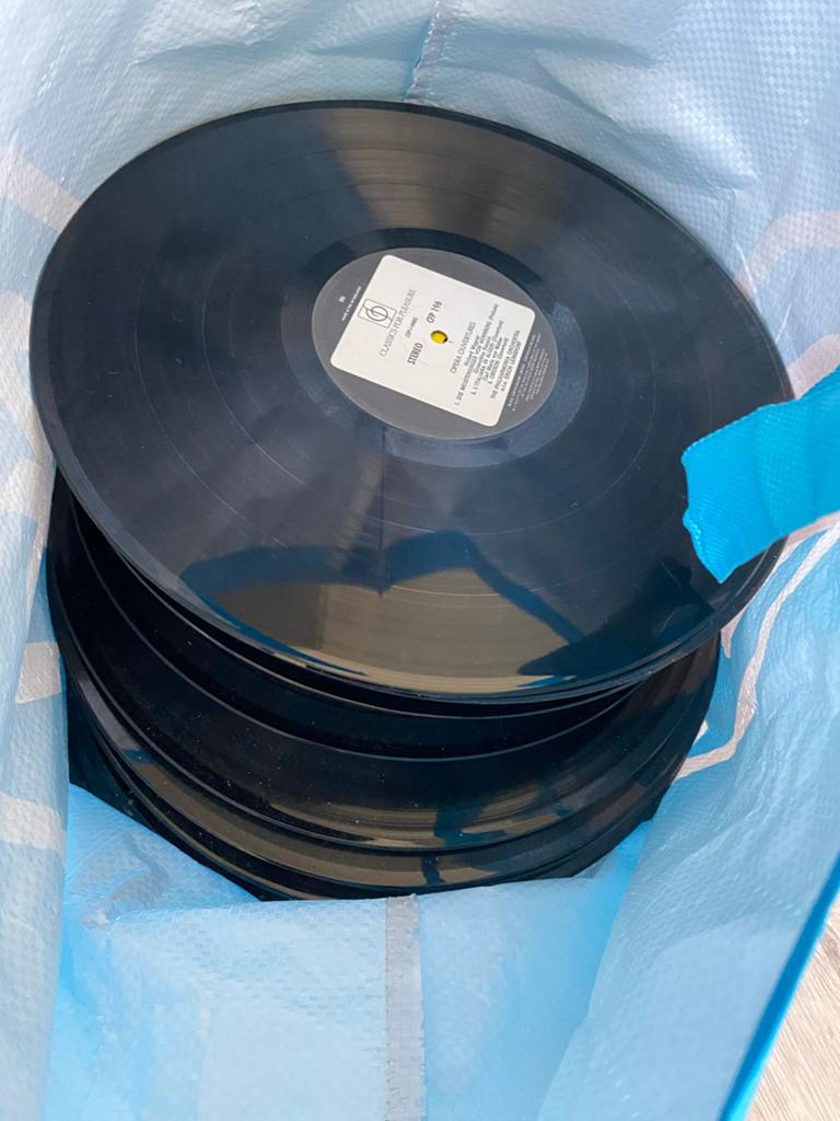 Partij vinylplaten zonder hoezen, Cd's en Dvd's, Vinyl | Pop, Ophalen, Gebruikt, 12 inch