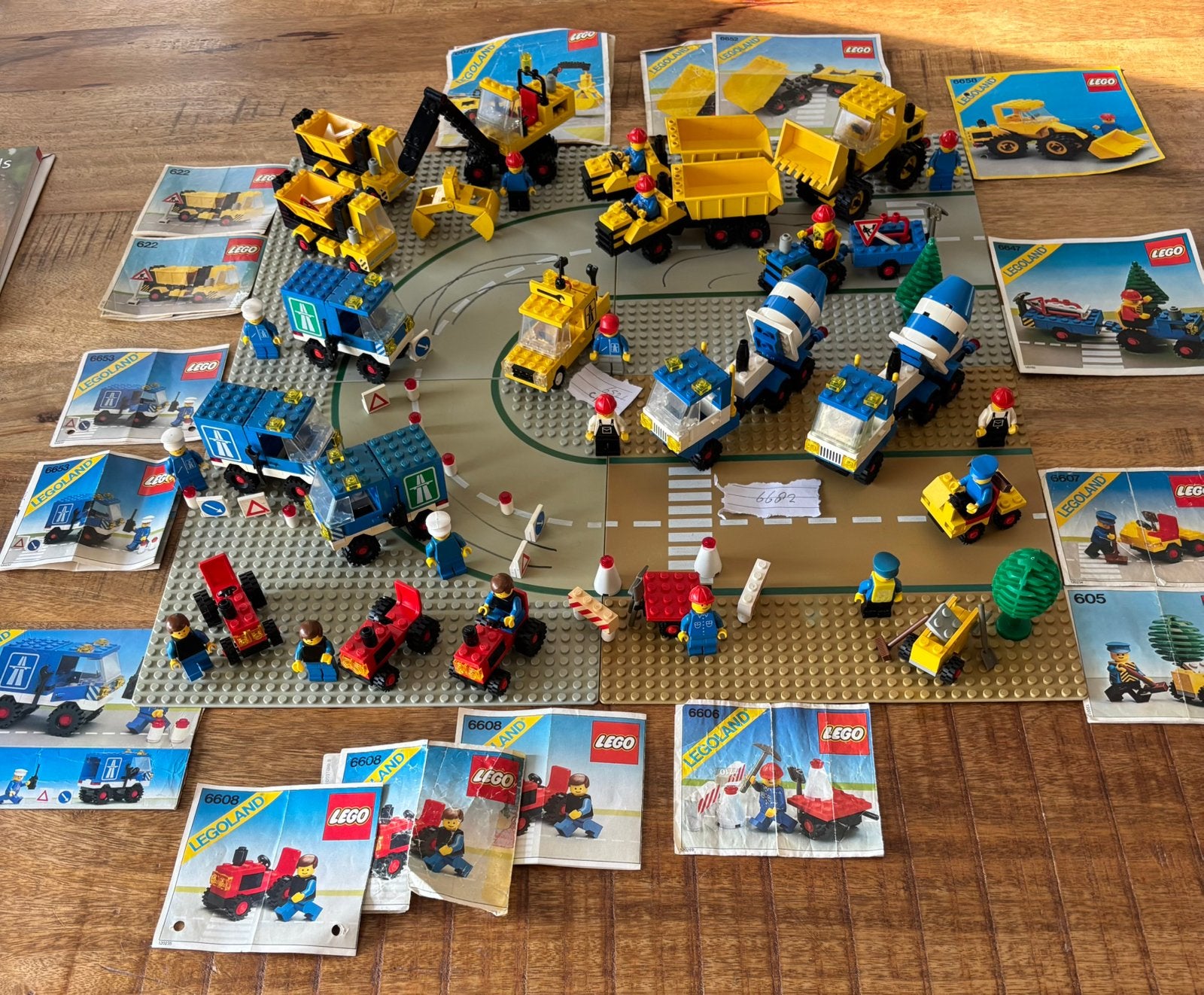 Partij Legoland constructie van 19 sets incl baseplates, Gebruikt, Compleet, Lego, Ophalen of Verzenden