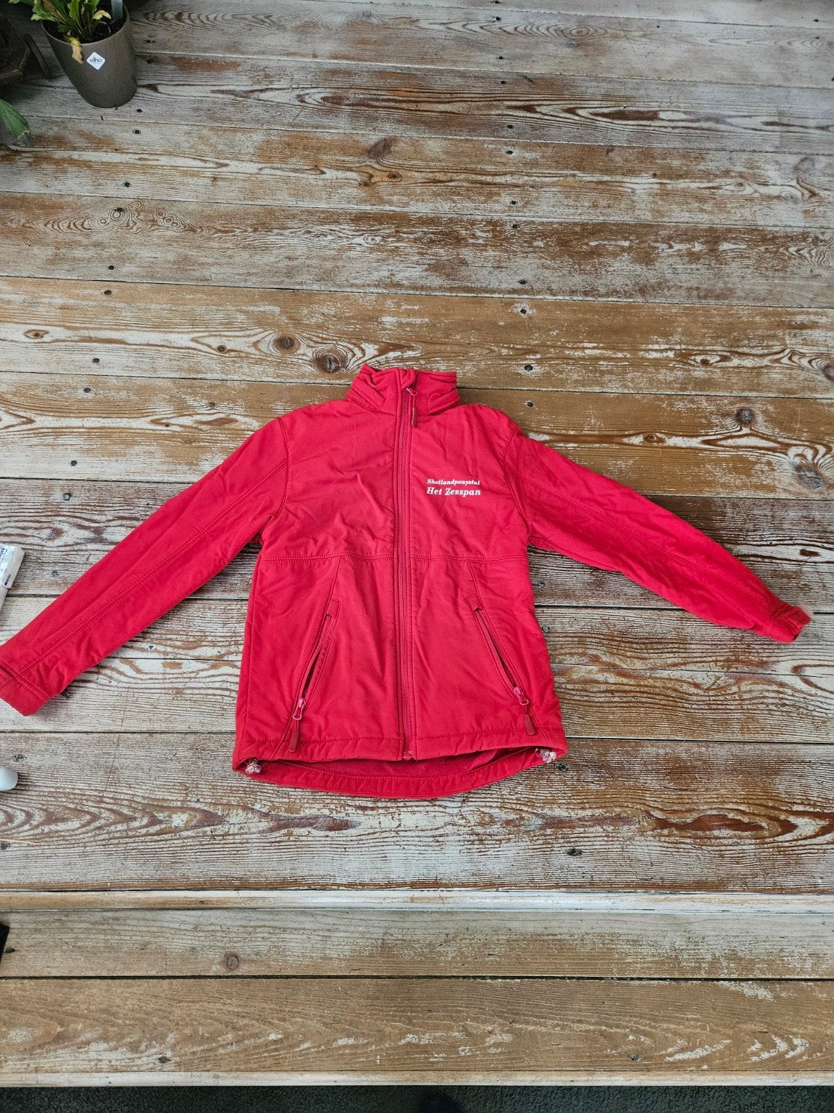 Zesspan softshell jasjes mt 134 en mt 146, Dieren en Toebehoren, Paardrijkleding, Ophalen of Verzenden, Gebruikt, Dressuur, Bovenkleding
