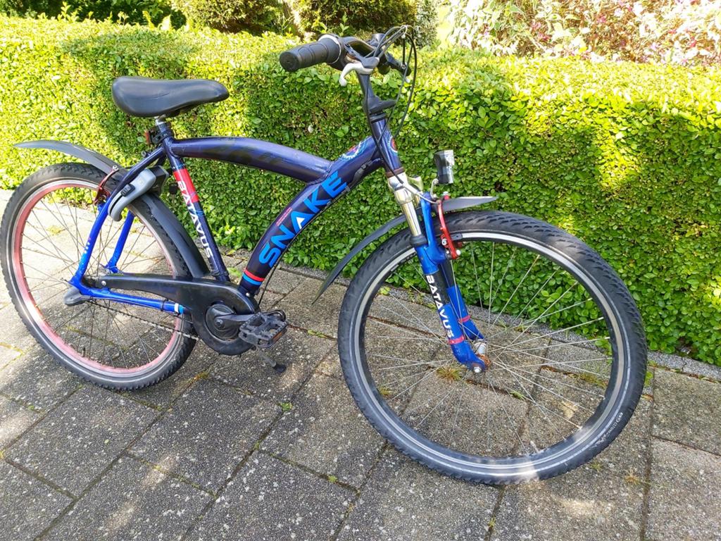 BATAVUS SNAKE jongensfiets 26 inch, Fietsen en Brommers, Fietsen | Jongens, Velgrem, Versnellingen, Zo goed als nieuw, BATAVUS SNAKE 26 INCH