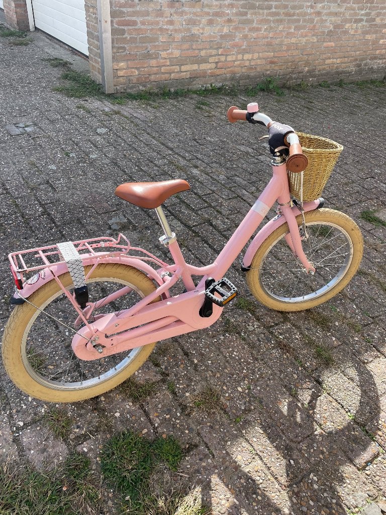 Puky 18 inch kinderfiets roze | mandje | nette staat, Fietsen en Brommers, Ophalen, Gebruikt, 16 tot 20 inch