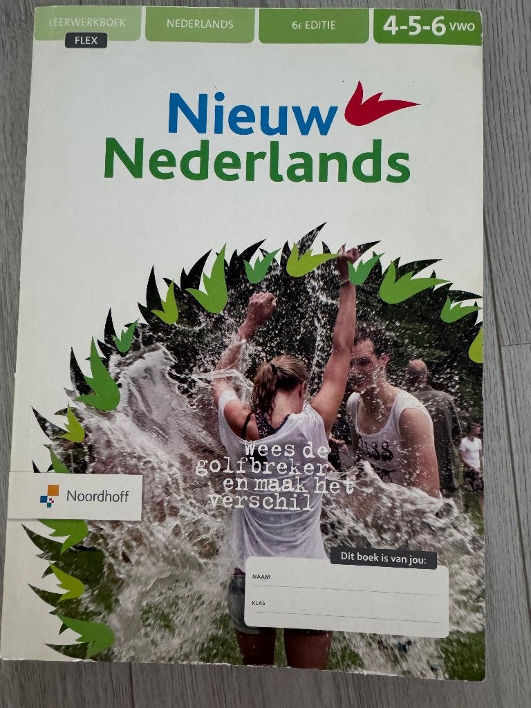 Nieuw Nederlands 4-5-6 VWO, Boeken, Ophalen, VWO, Noordhoff, Zo goed als nieuw