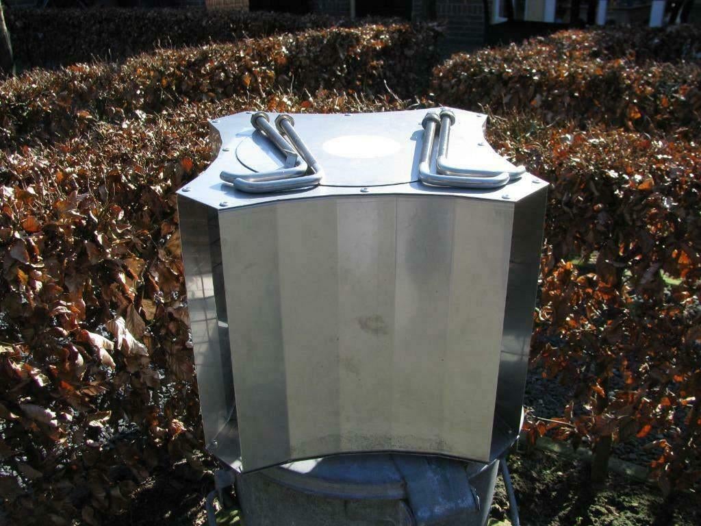 Firemaster Deluxe RVS schoorsteenkap 150 t/m 270mm Z.G.A.N., Ophalen of Verzenden, Zo goed als nieuw, Overige brandstoffen, Overige soorten