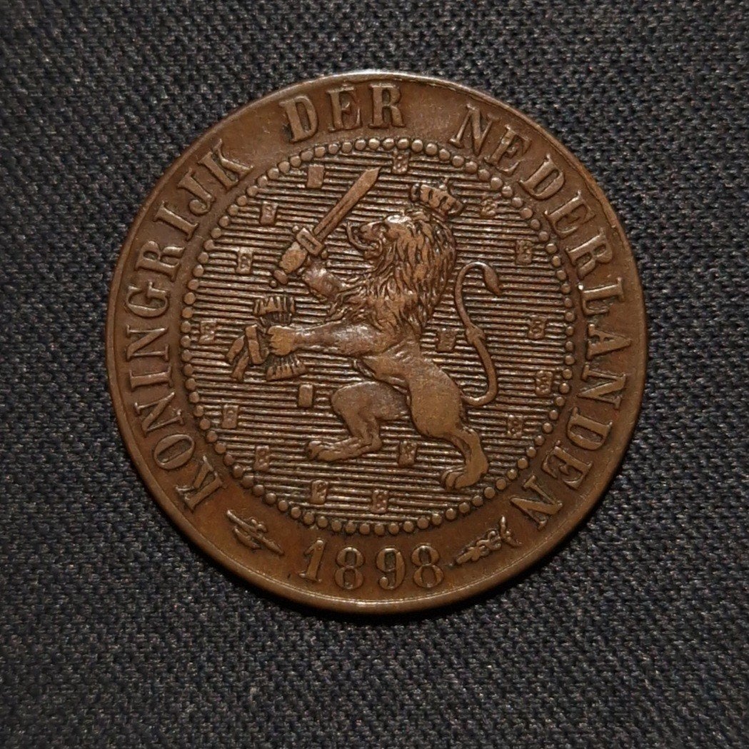 2 1/2 cent 1898, Verzenden, Koningin Wilhelmina, Overige waardes, Losse munt