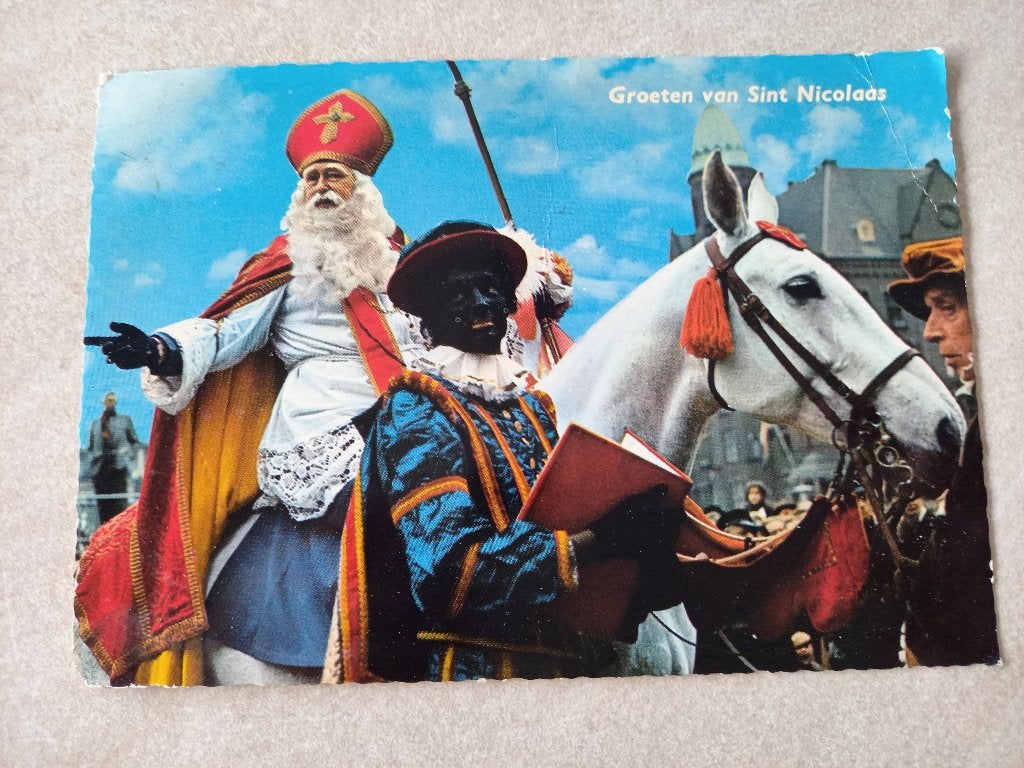 Sinterklaas - Sint Nicolaas ansichtkaart 01, Verzenden, 1960 tot 1980, Gelopen, Feest(dag)