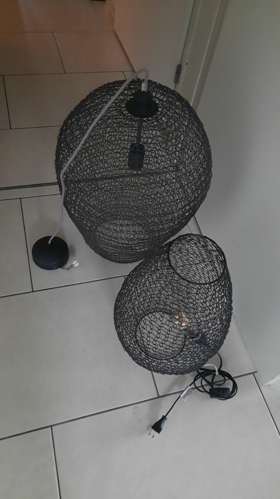 TE KOOP  set lampen, Ophalen, 50 tot 100 cm, Zo goed als nieuw, Minder dan 100 cm