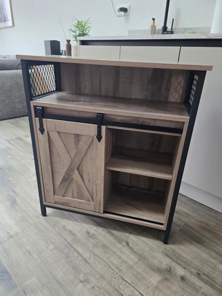 Kast / dressoir met schuifdeur 81x70x30 cm, Ophalen of Verzenden, Zo goed als nieuw
