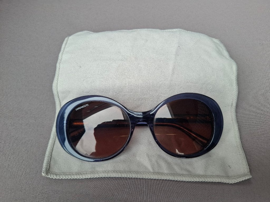 serengeti bacall zgan, Overige merken, Zonnebril, Blauw, Ophalen of Verzenden