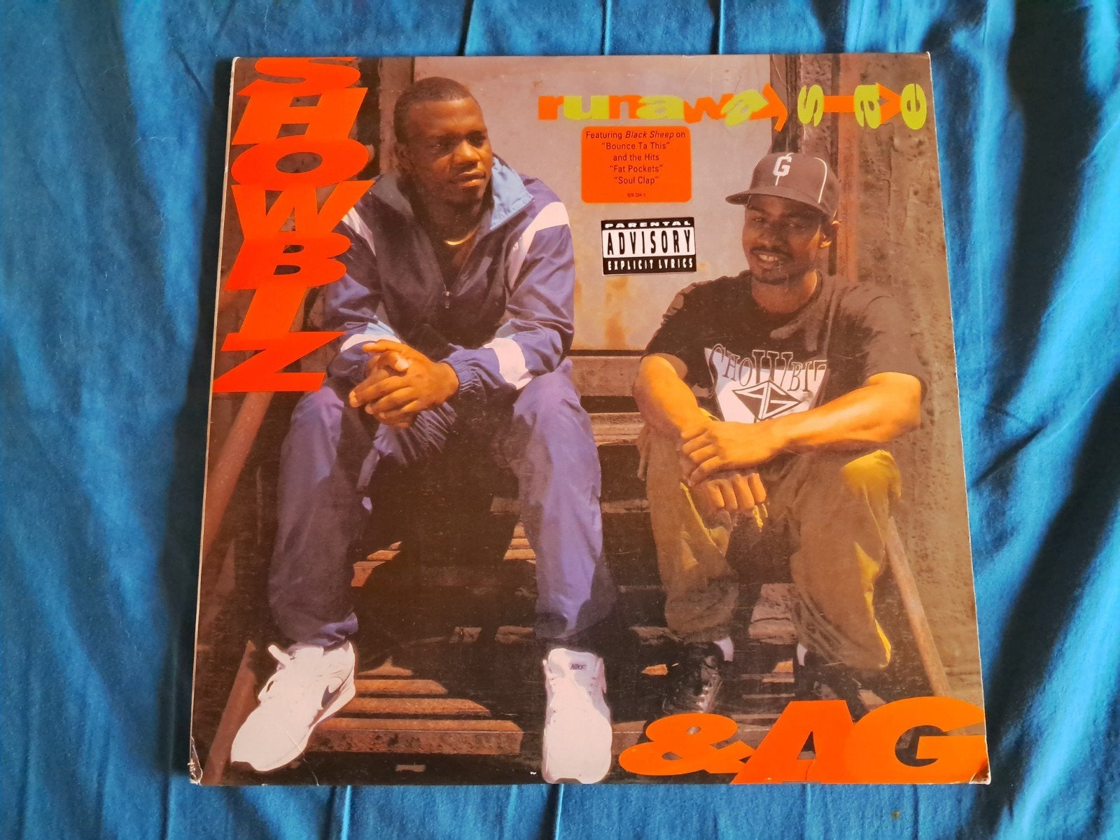 Showbiz & AG - Runaway Slave 2xLP (1992), Cd's en Dvd's, Gebruikt, Verzenden, Dubbel-LP, 12 inch