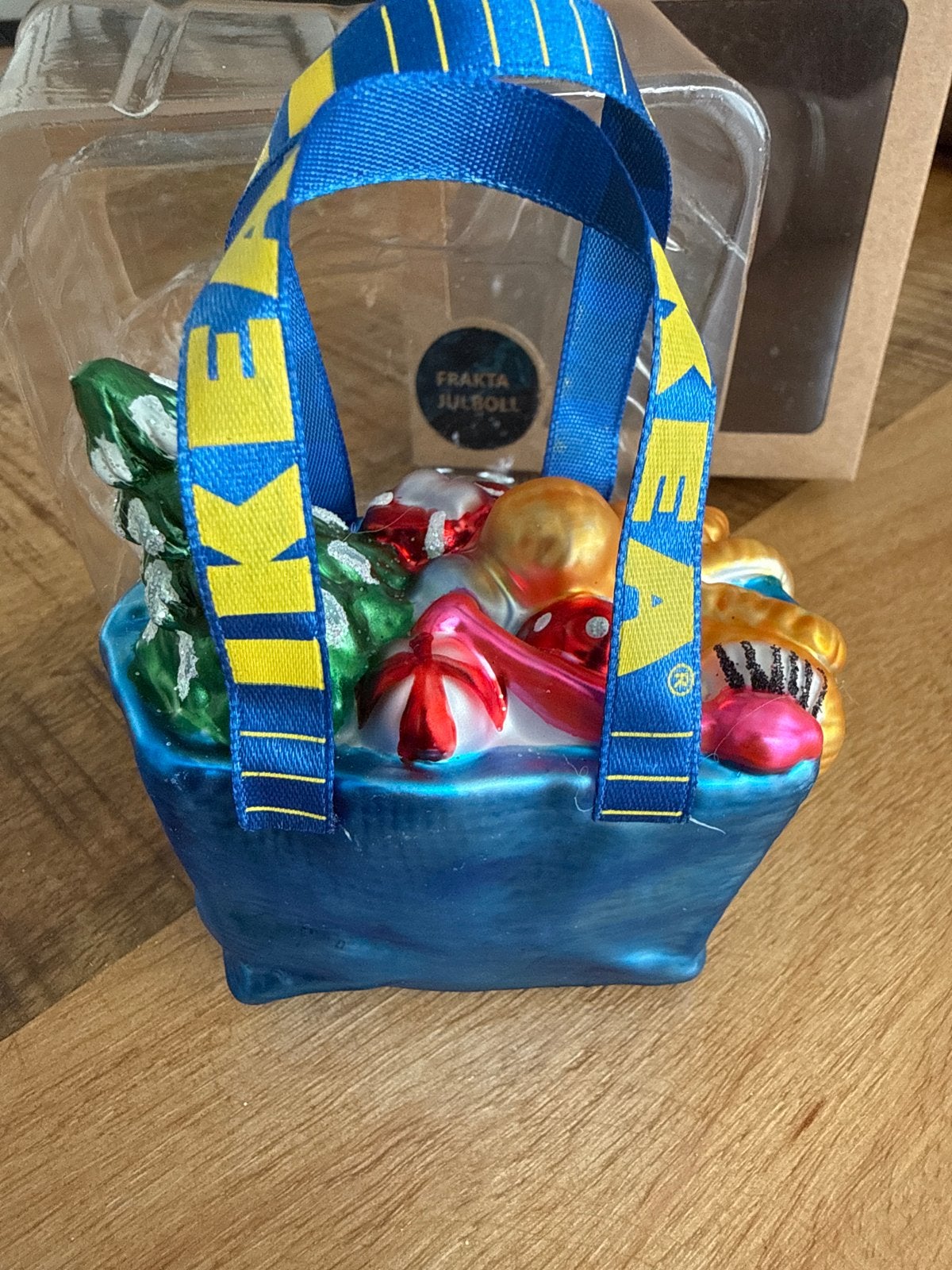 Kerst ornament van de Ikea Boodschappen tas, Ophalen of Verzenden, Nieuw