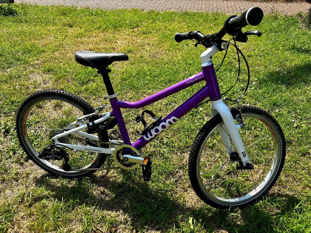 Woom 4 - kinderfiets, Fietsen en Brommers, Ophalen, Velgrem, Woom, 16 tot 20 inch