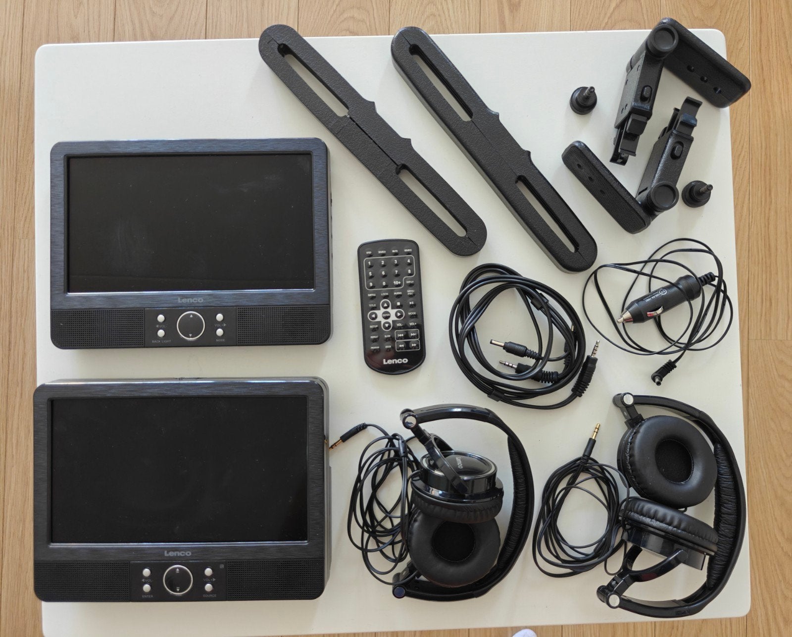 Lenovo MES-415 Draagbare DVD Speler met 2x 9" Schermen, Ophalen of Verzenden