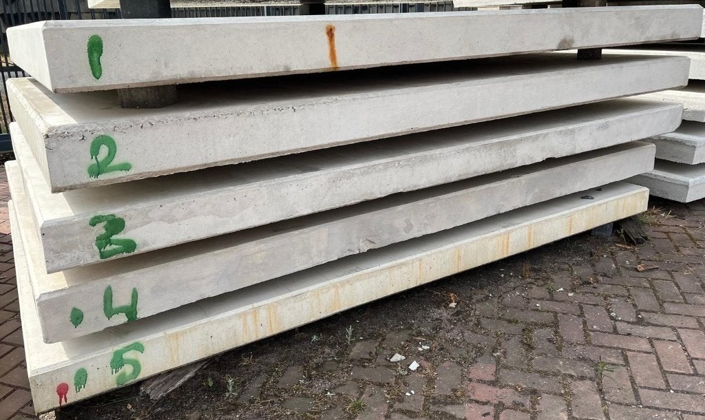Nr. 1,2,3,4,5 Vloerplaten beton 2e keus, Ophalen of Verzenden, Nieuw, Beton, Terrastegels