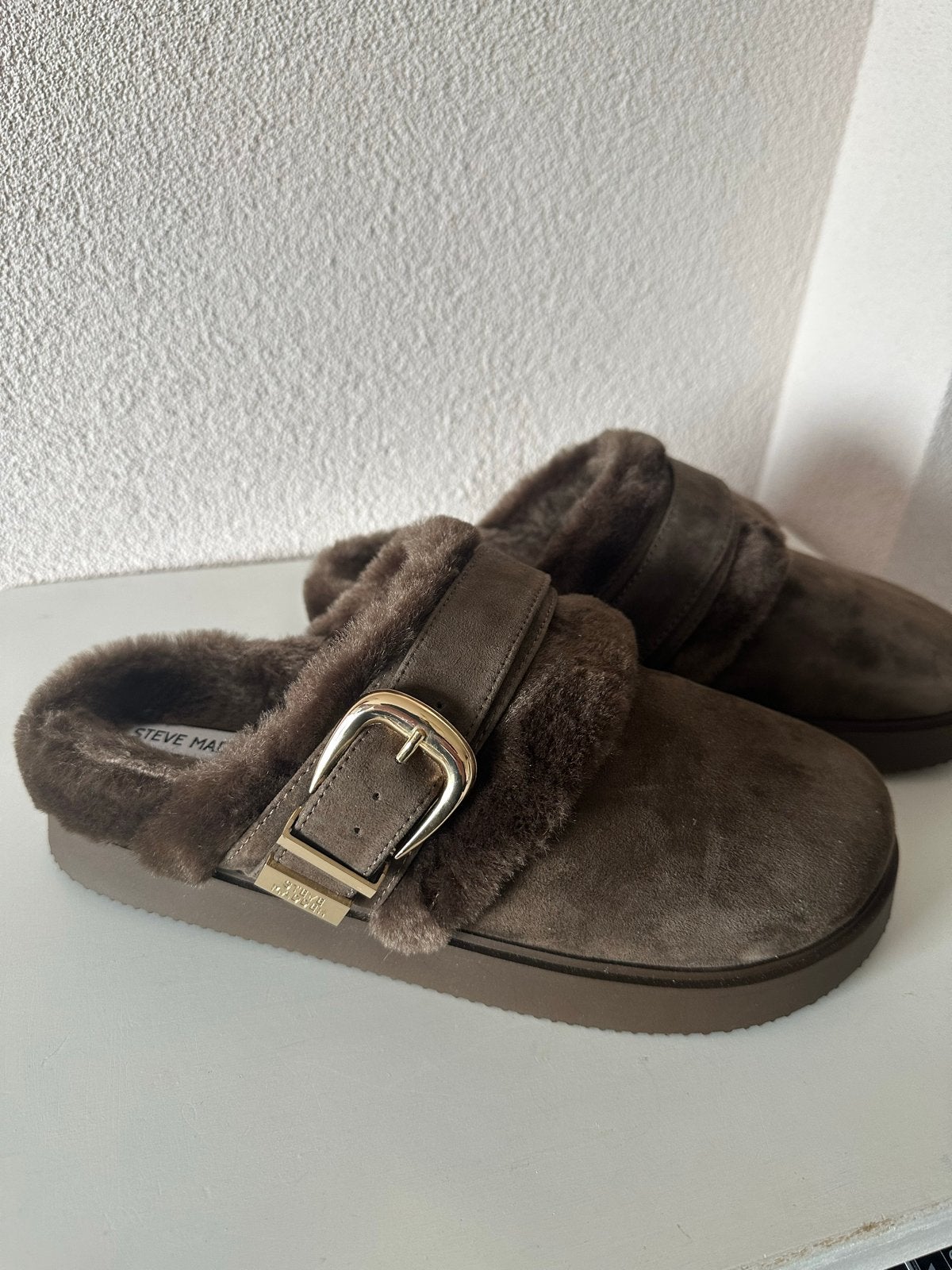 Nieuwe Steve Madden Instappers - Bruin, Maat 42, Ophalen of Verzenden, Nieuw, Bruin, Instappers