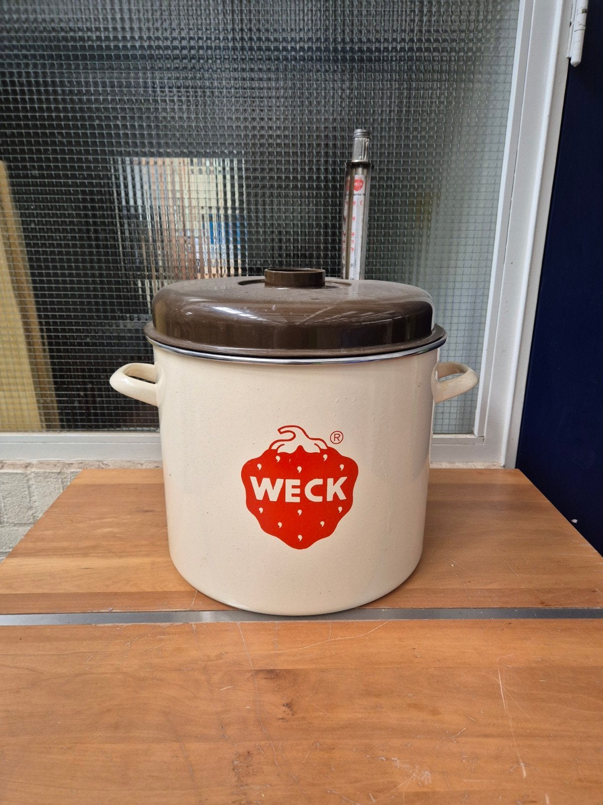Vintage Weck Inmaakketel met Thermometer, Ophalen of Verzenden