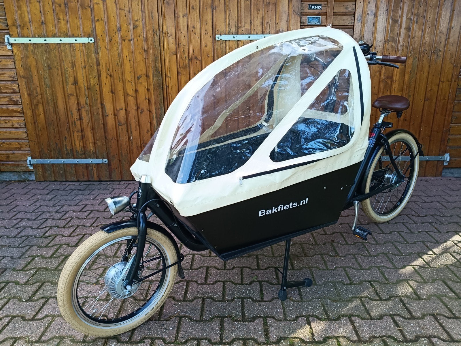 Bakfiets lang met nieuw opgebouwde elektrische ondersteuning, Overige merken, -, -, Ophalen of Verzenden