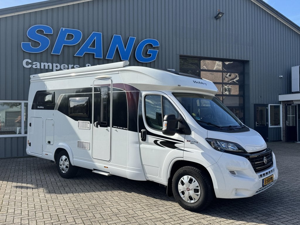 Hobby Optima De Luxe 65 GE | Automaat | Enkele bedden, Automaat, Raamblindering, Standaard zit, Ringverwarming