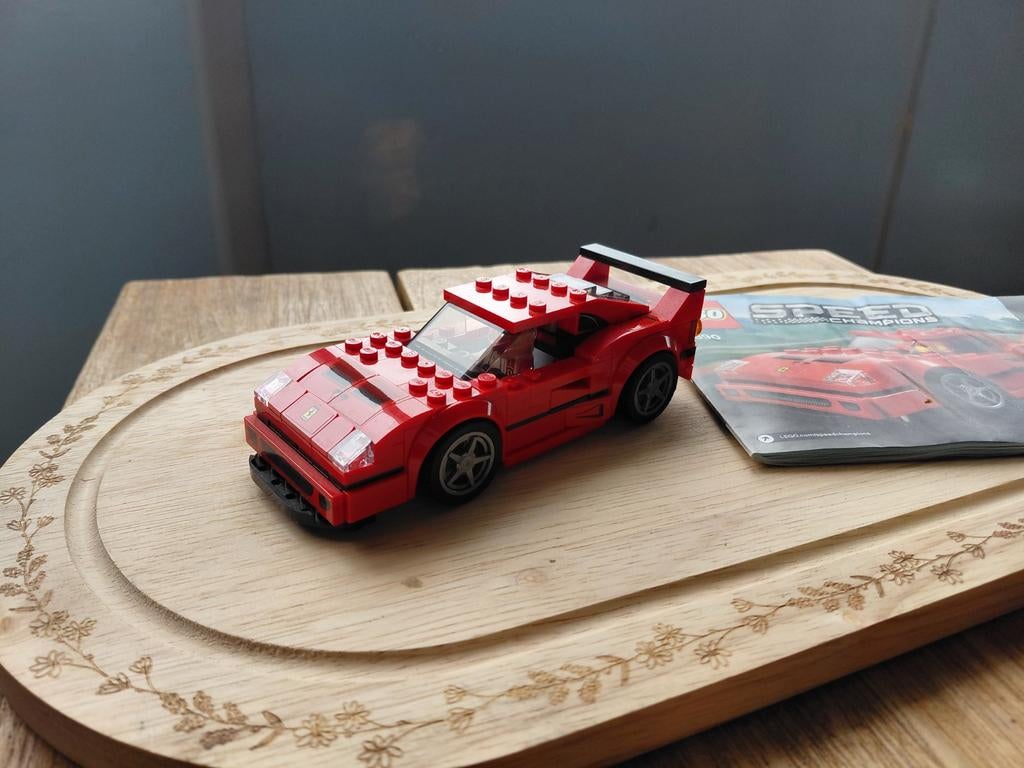 LEGO Speed Champions Ferrari F40 Competizione Raceauto, Ophalen of Verzenden, Zo goed als nieuw