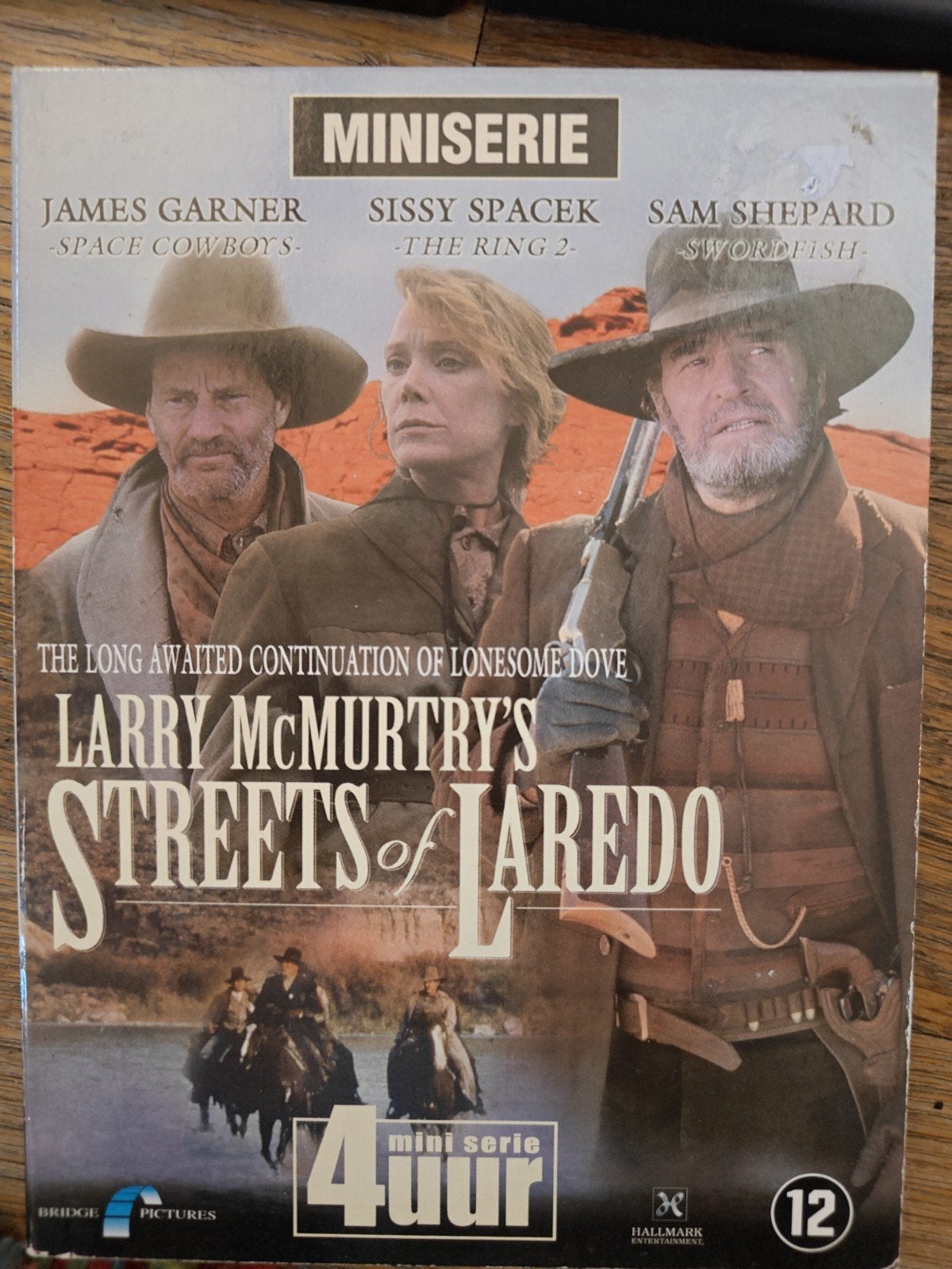 Larry McMurtry's Streets of Laredo - Miniserie DVD, Cd's en Dvd's, Engels, Nederlands, Ophalen of Verzenden, Zo goed als nieuw